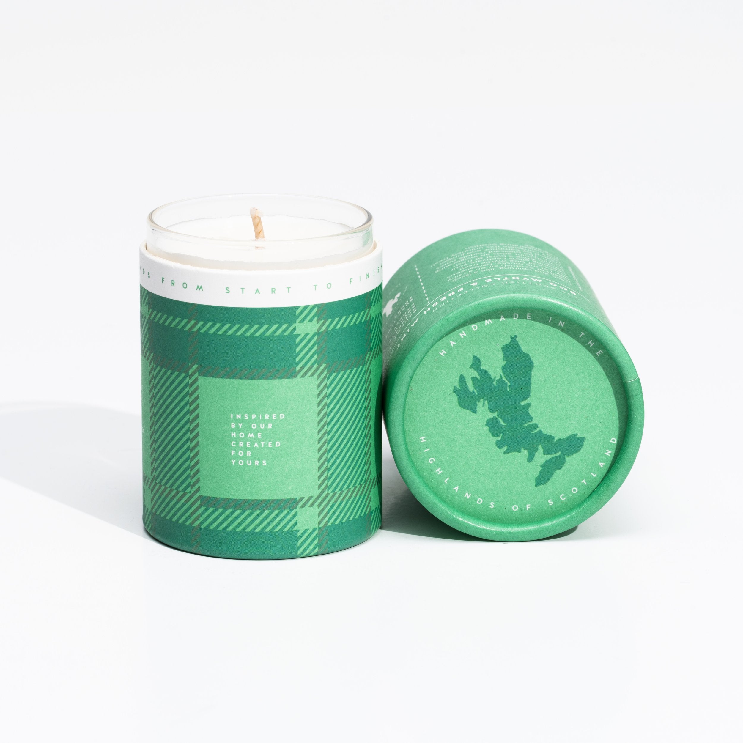 mint votive candle small