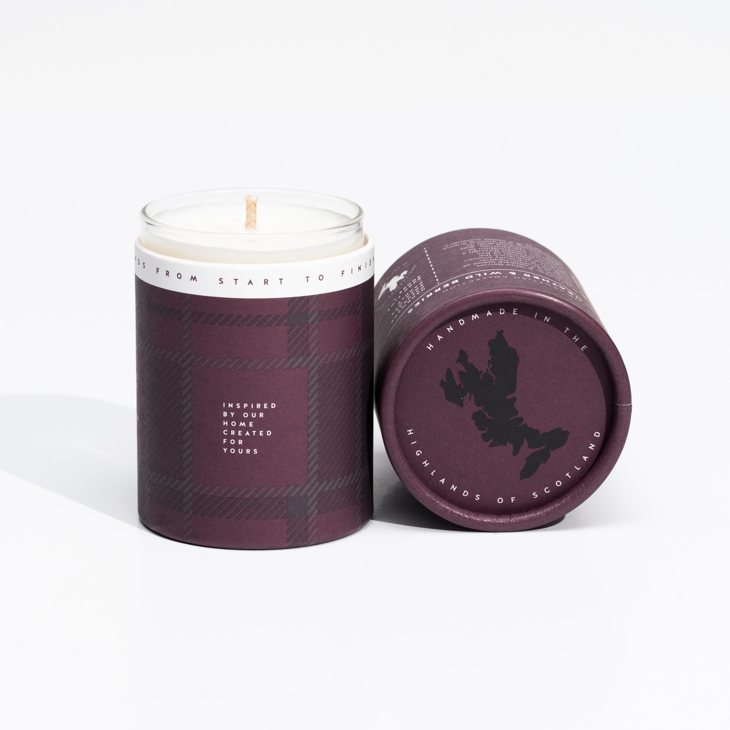 heather votive candle small
