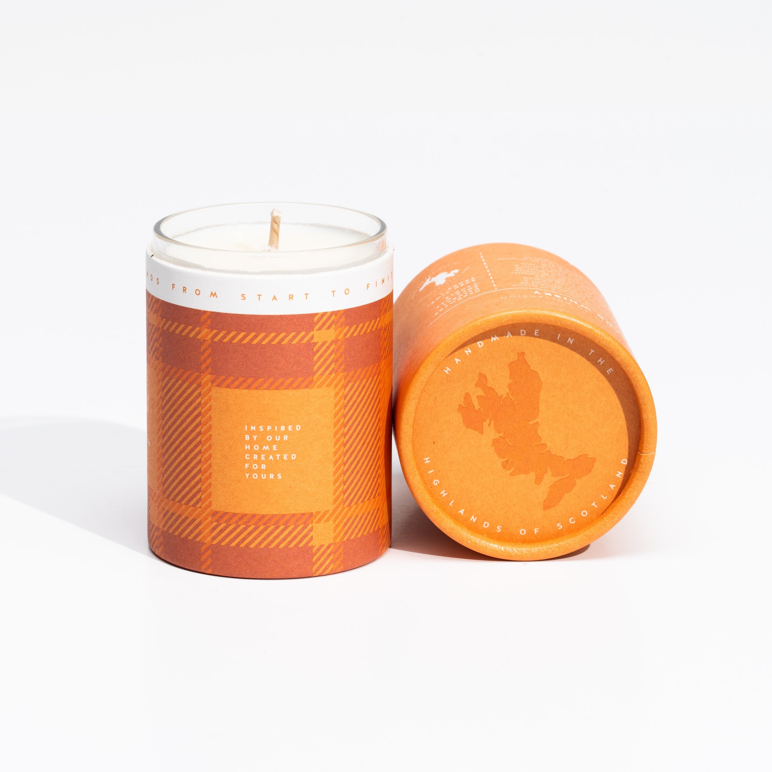 whisky votive candle small