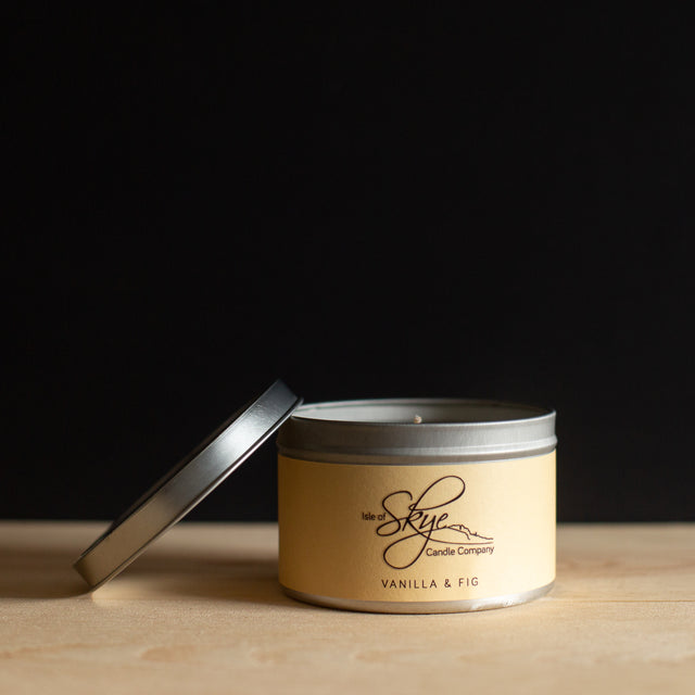 Vanilla & Fig Travel Container Skye Candles Isle of Skye Candle Co.