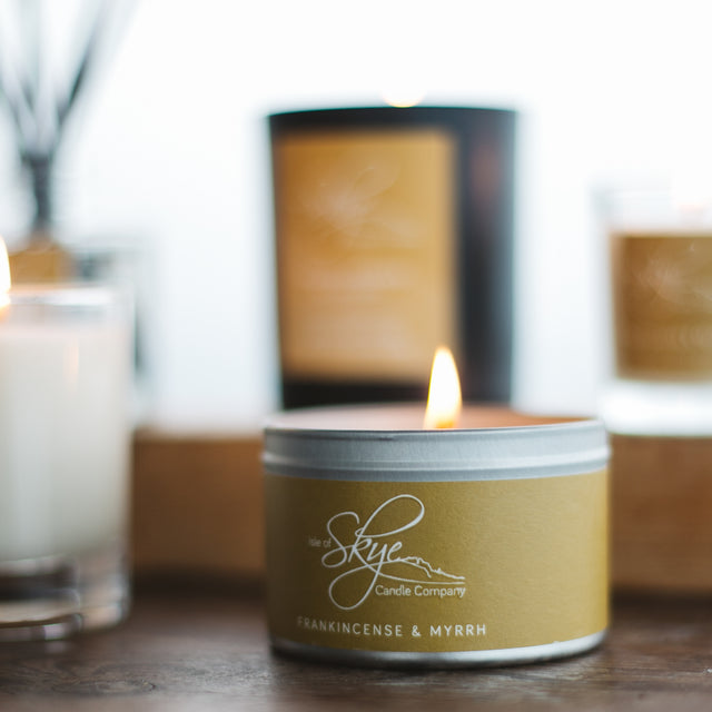 Frankincense & Myrrh Travel Container Lifestyle Skye Candles Isle of Skye Candle Co.