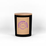 Lavender Dusk Black Tumbler