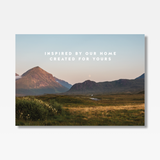 Inspired By Our Home Created For Yours Card