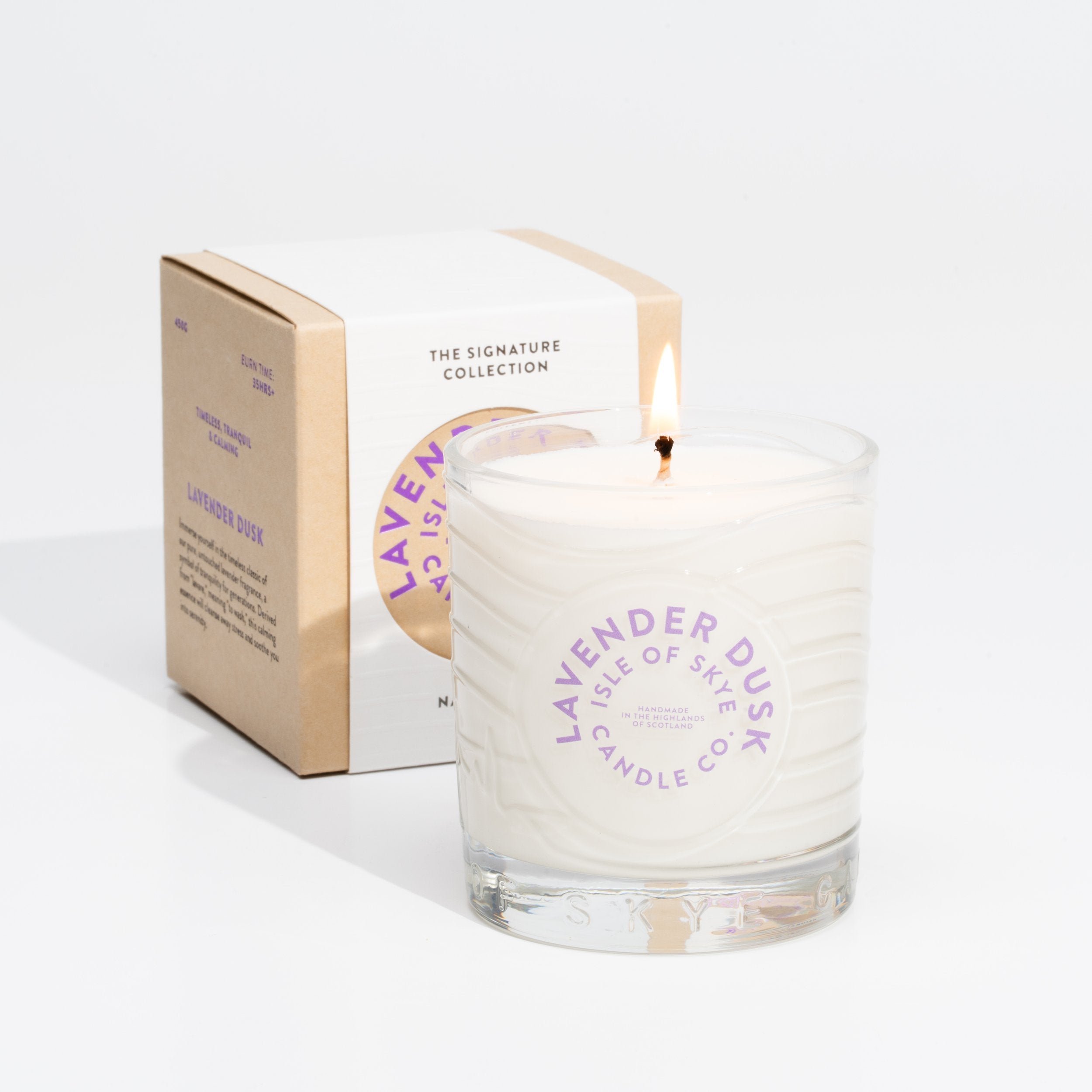 handmade lavender candle