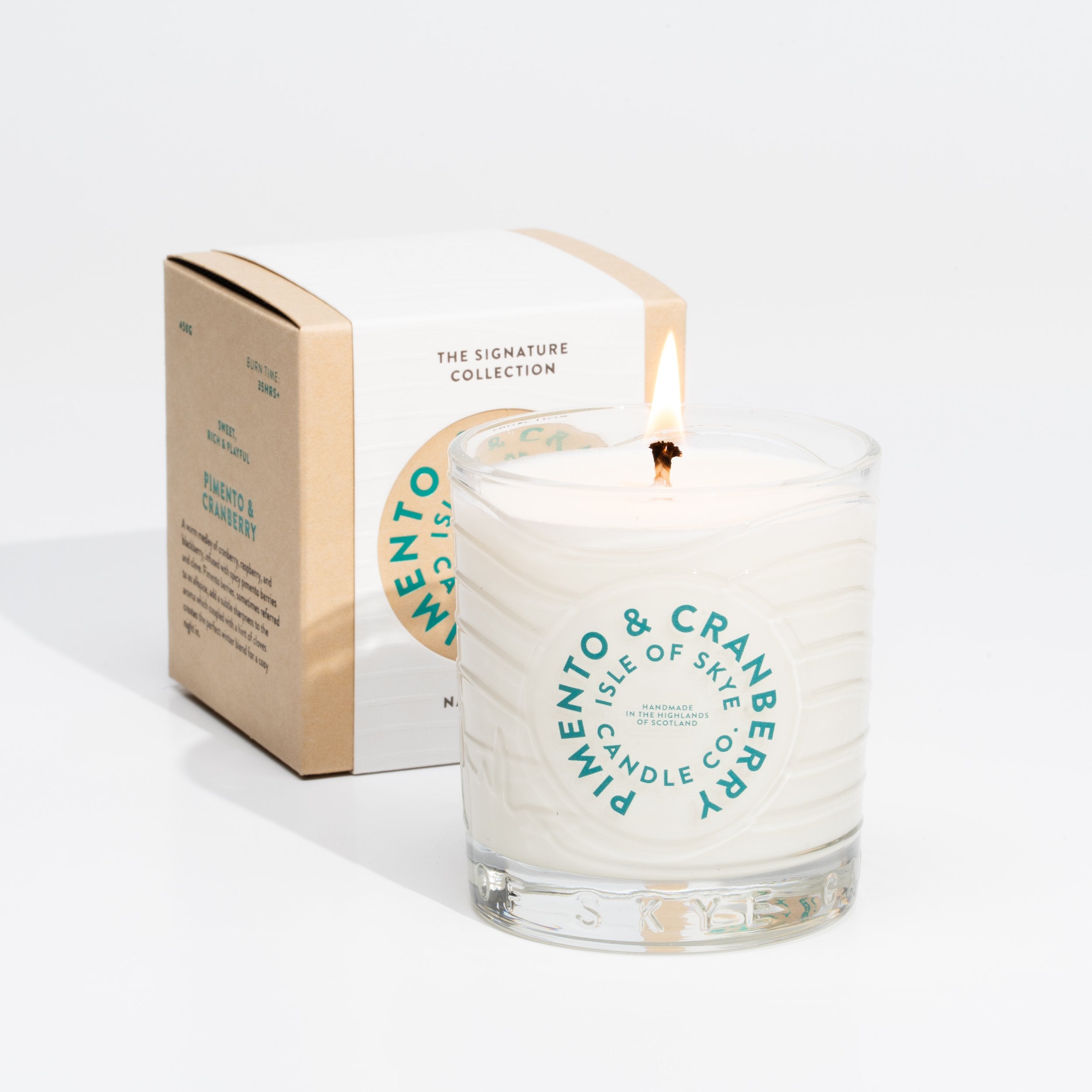 cranberry candle