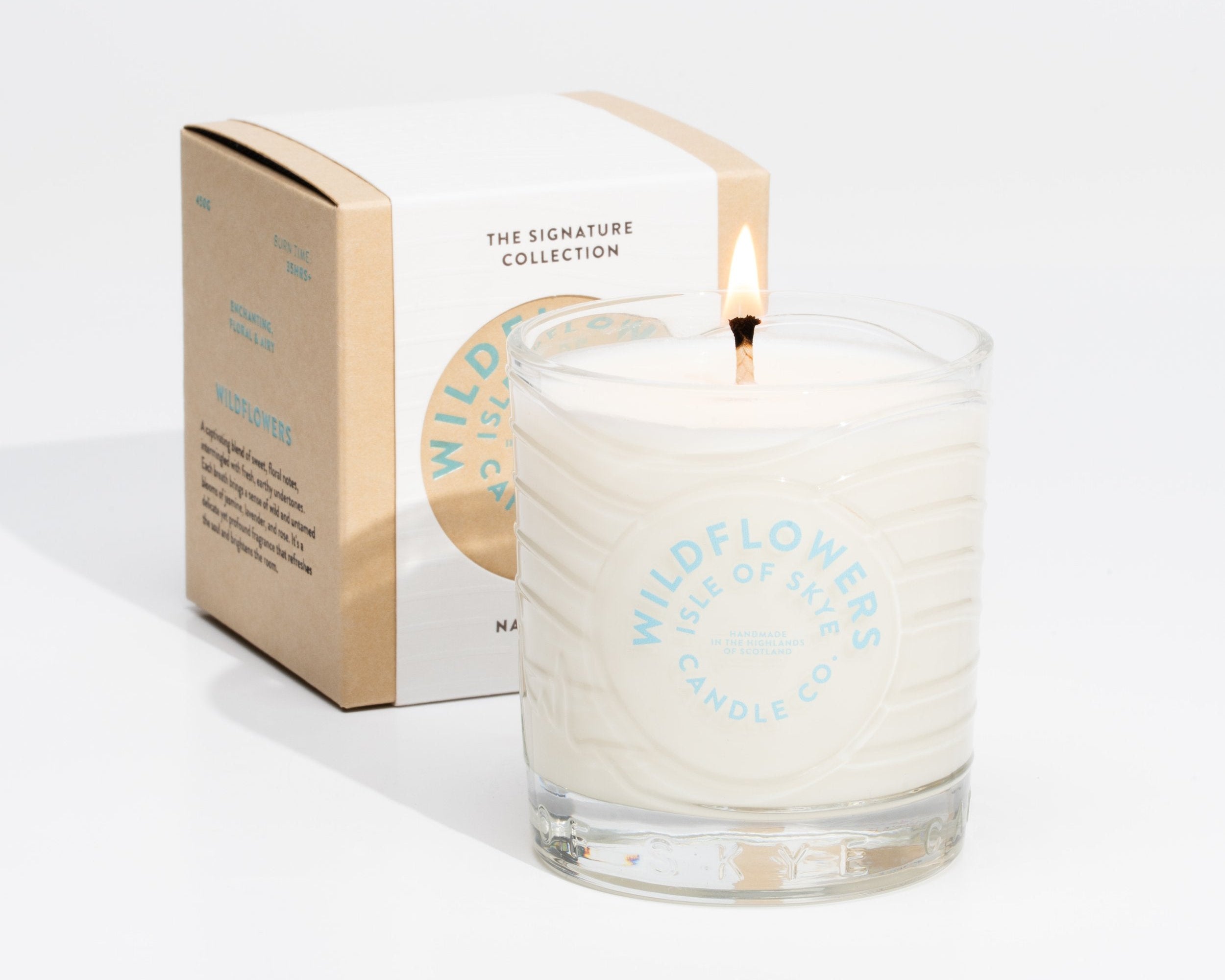 wildflowers candle