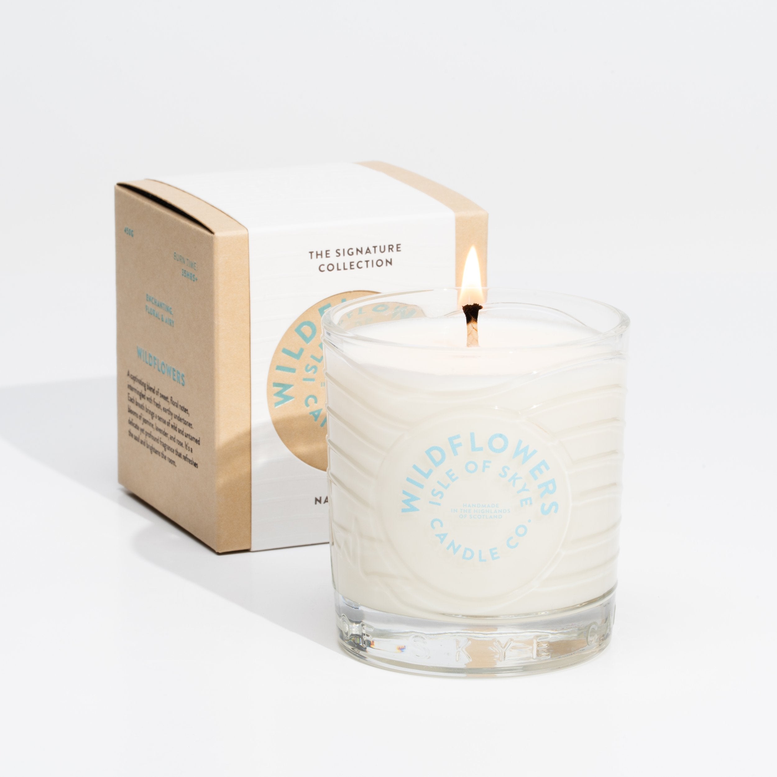 wildflowers candle