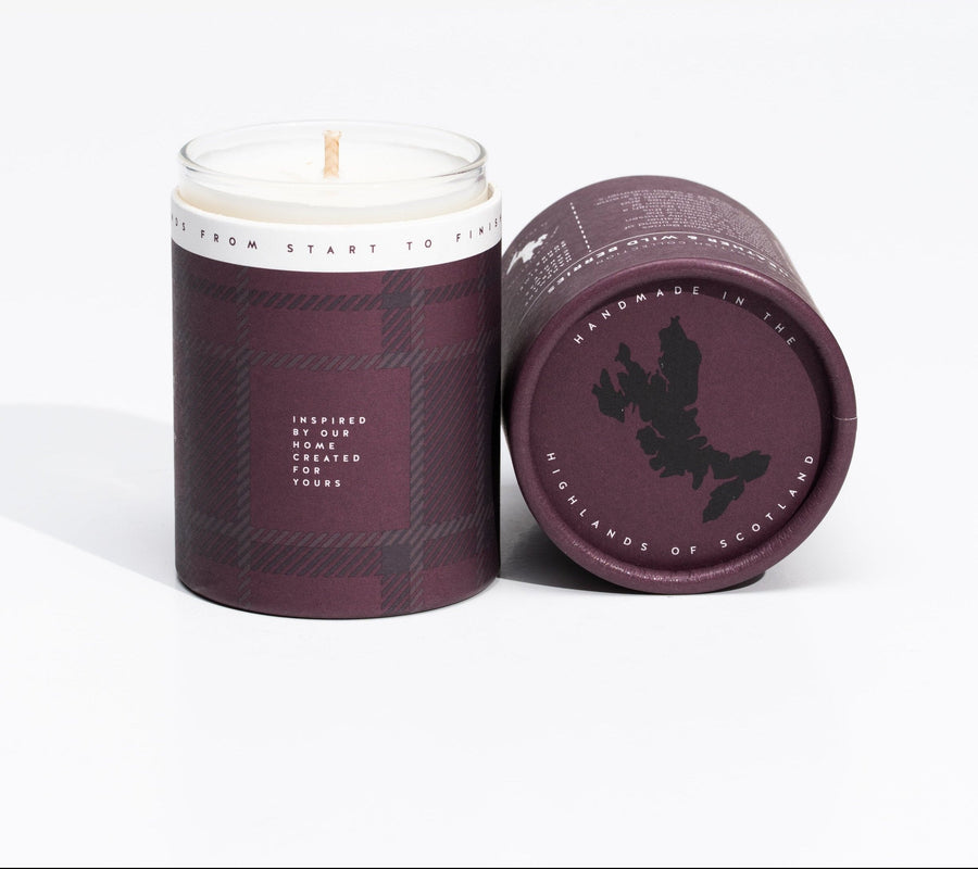heather votive candle small
