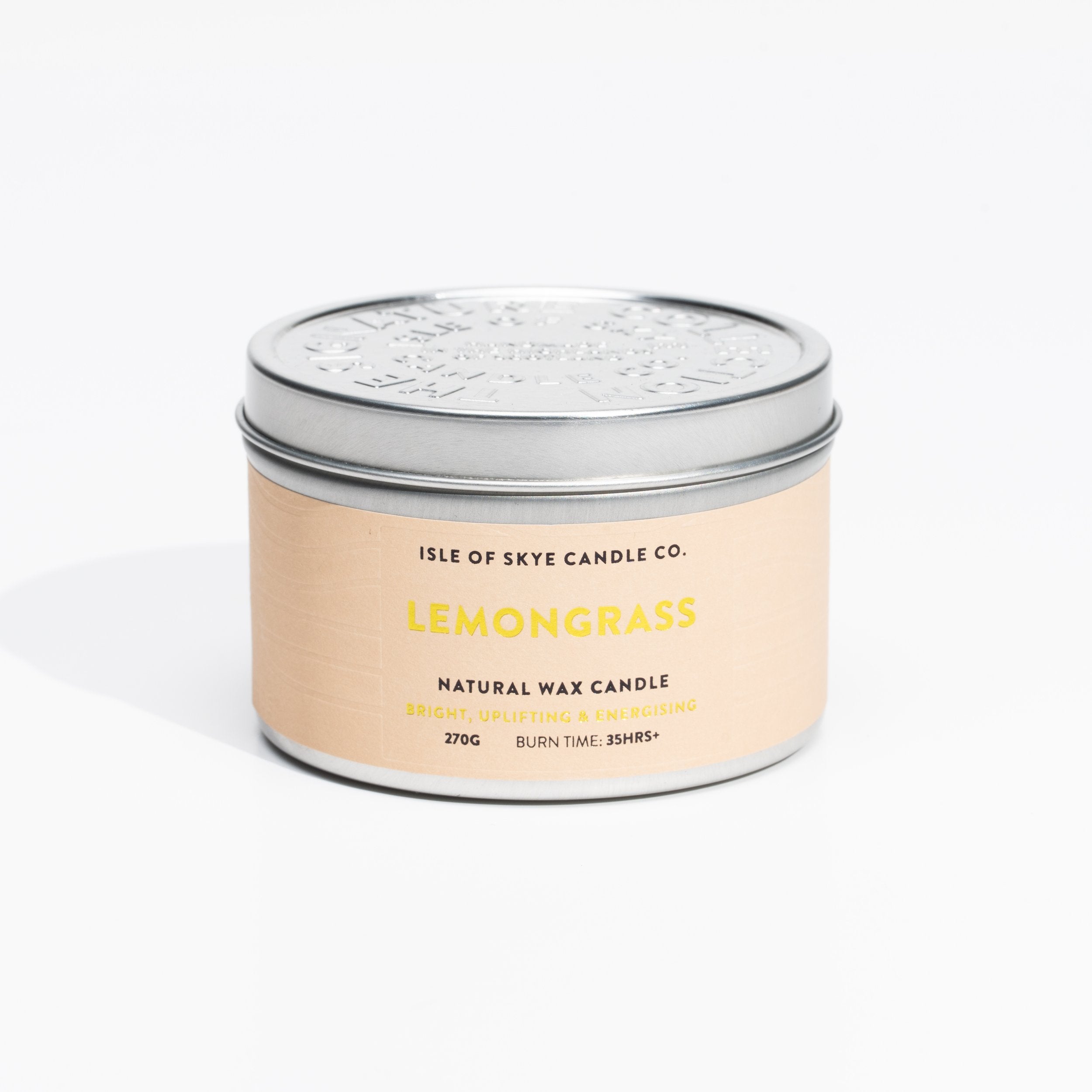 Lemongrass tin candle