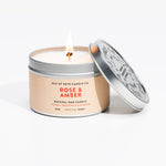 Rose & Amber Travel Container