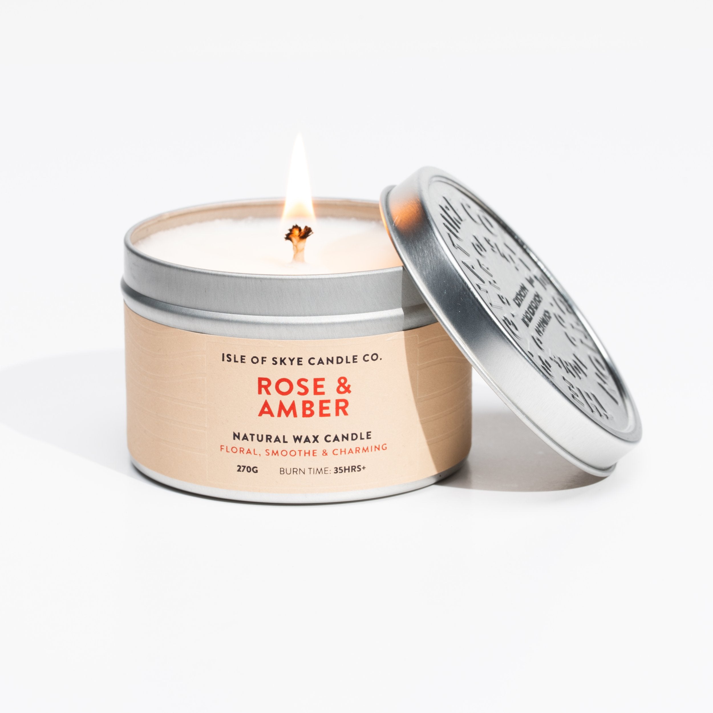 Rose & Amber Travel Container