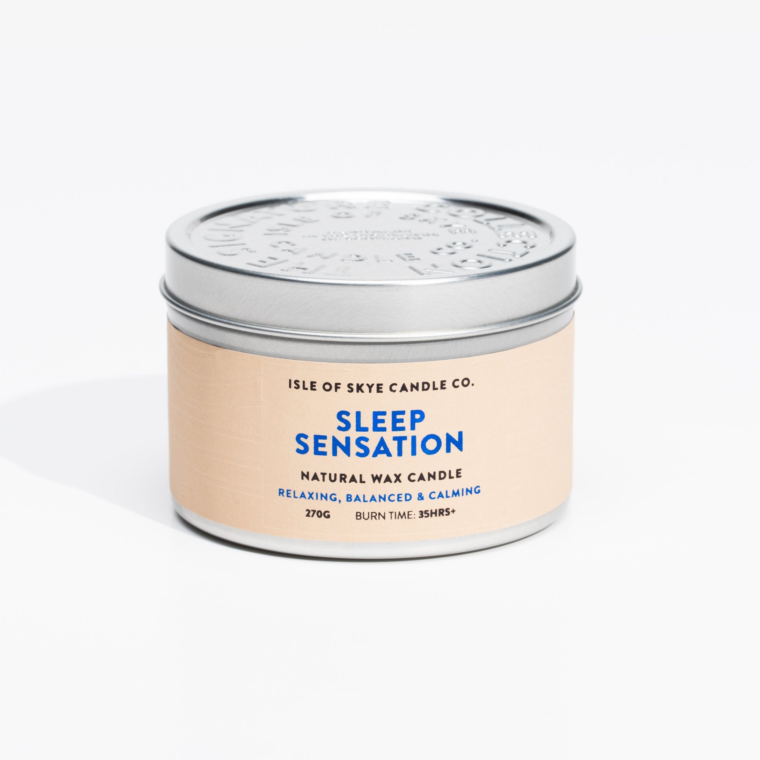 Sleep Sensation tin candle