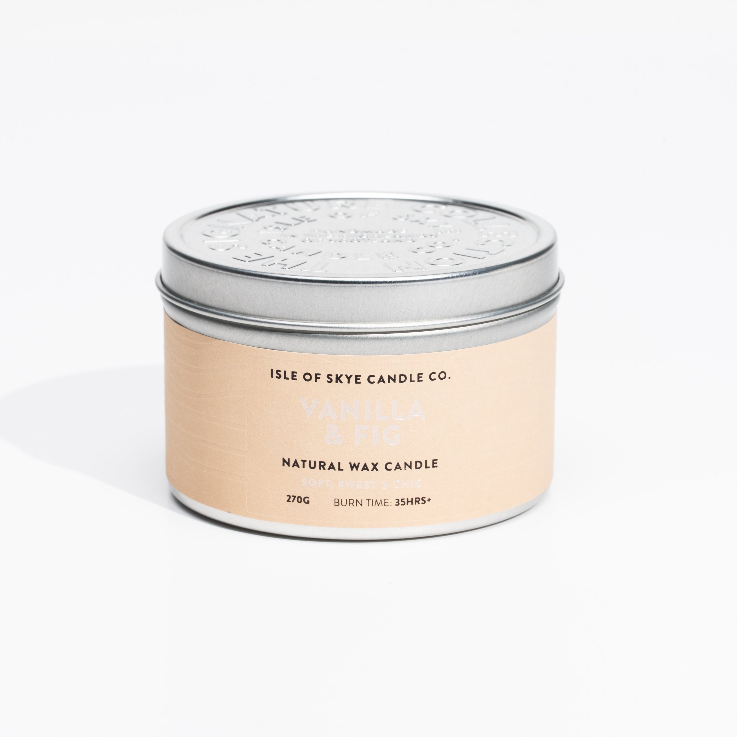 Vanilla & Fig tin candle