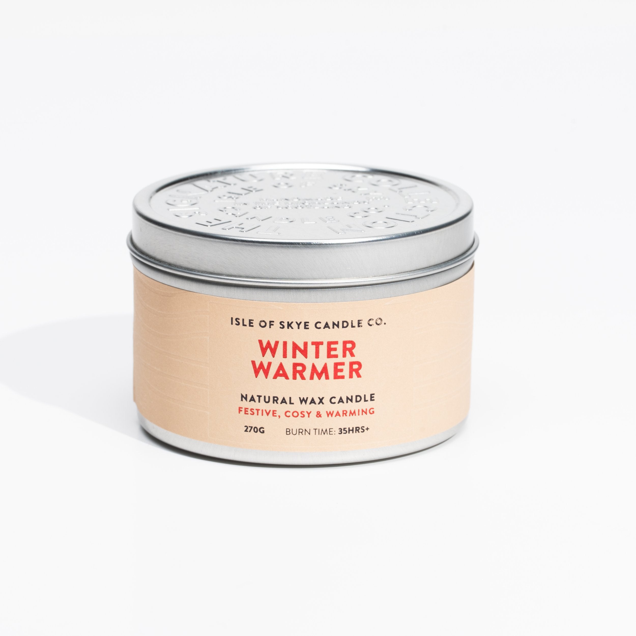 Winter Warmer tin candle