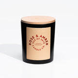 Rose & Amber large candle