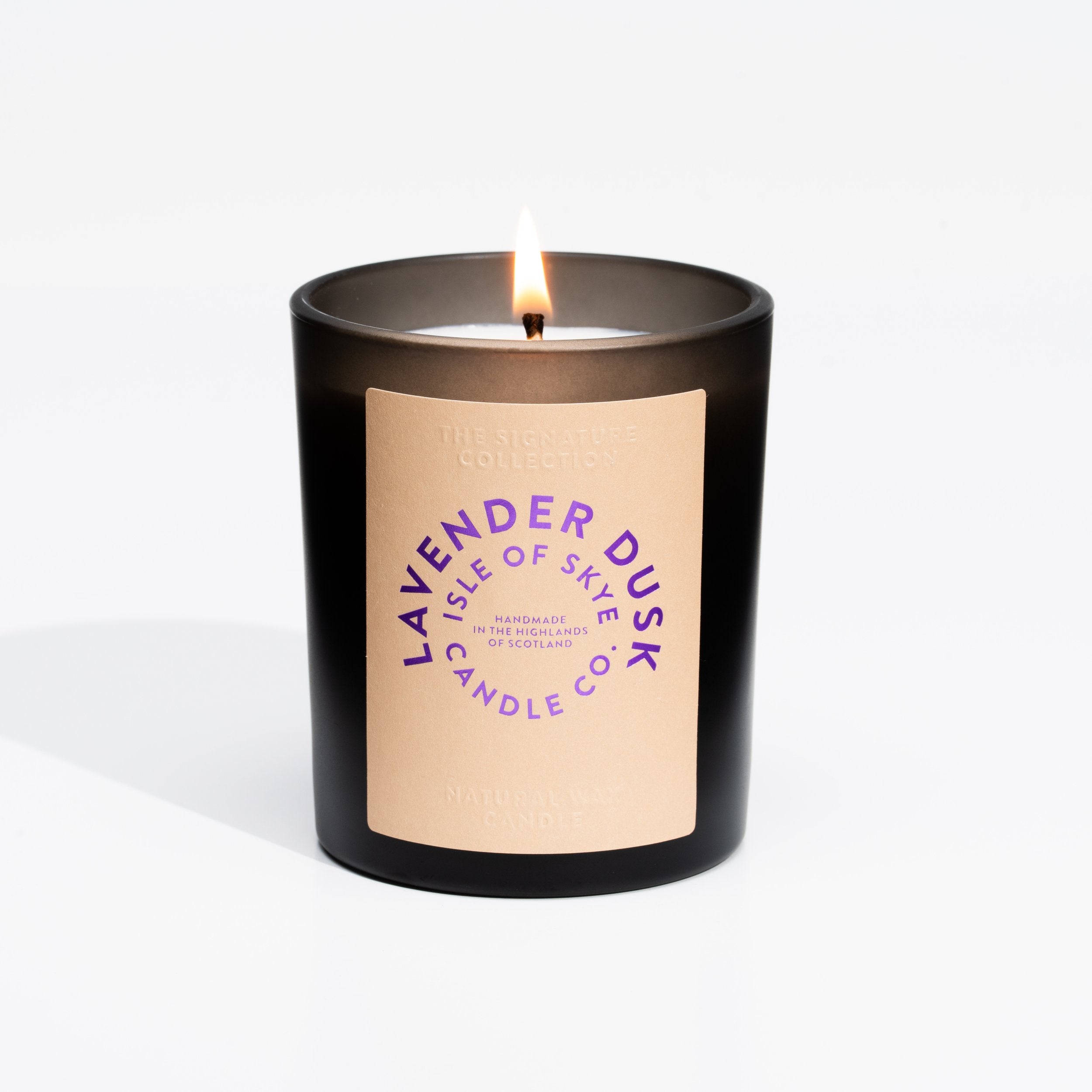 Lavender Dusk Black Tumbler 