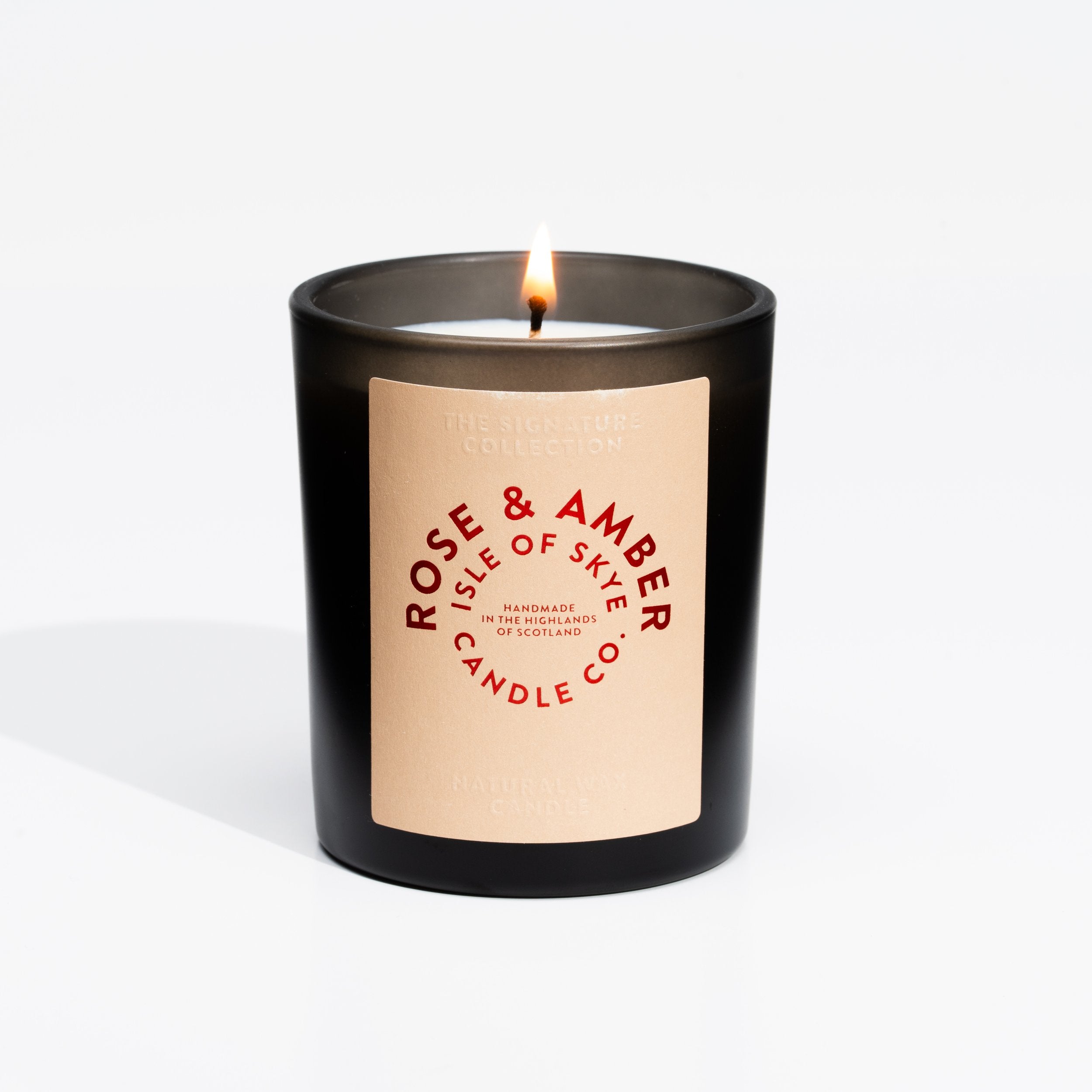 Rose & Amber Black Tumbler