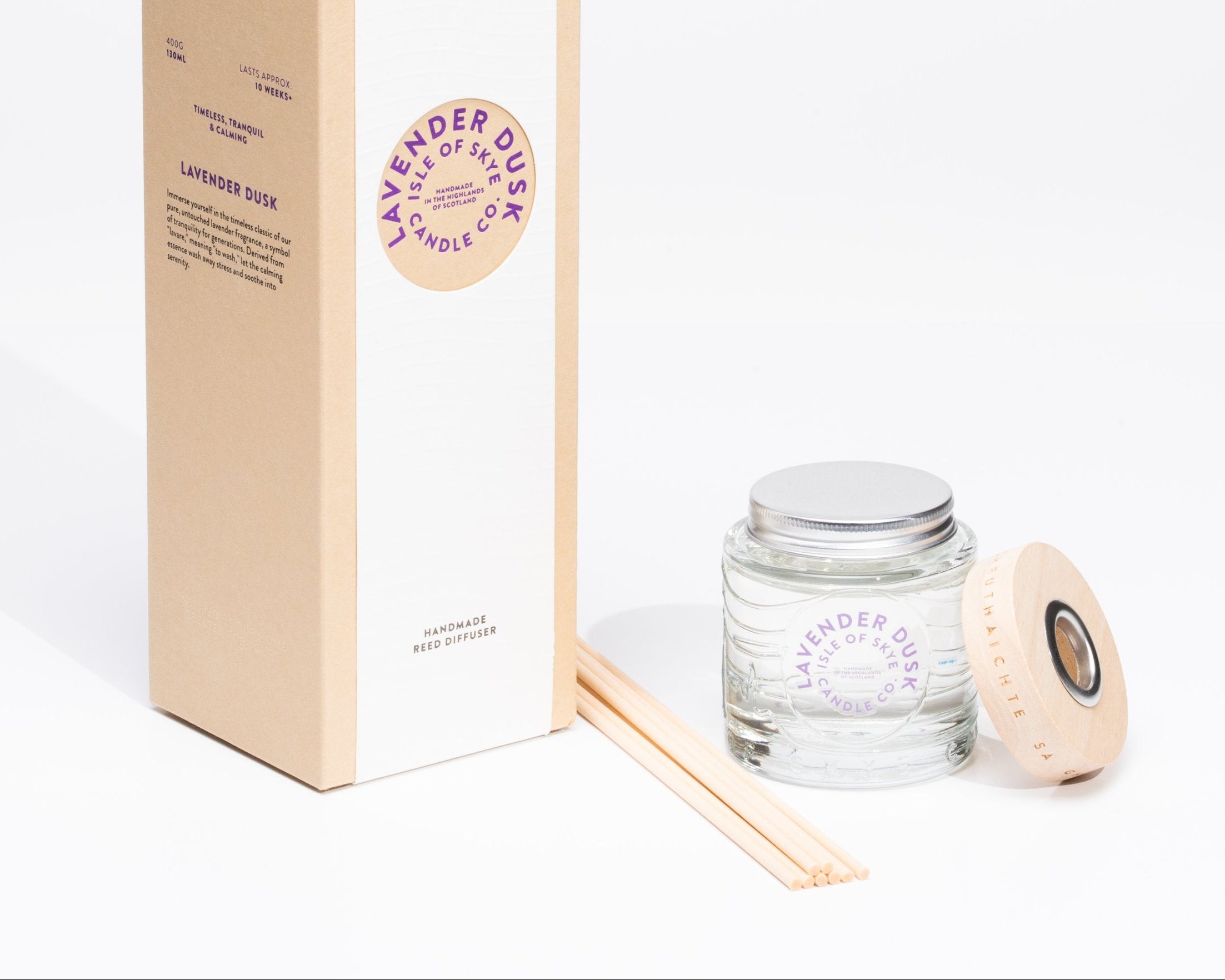 calming reed diffuser set