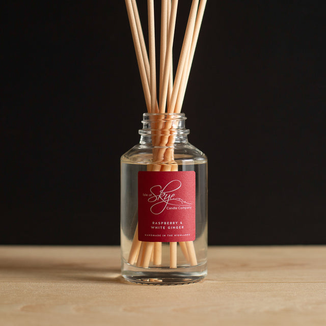 Raspberry & White Ginger Reed Diffuser