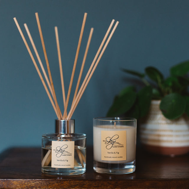 Vanilla and Fig Reed Diffuser and Small TumblerSkye Candles Isle of Skye Candle Co.
