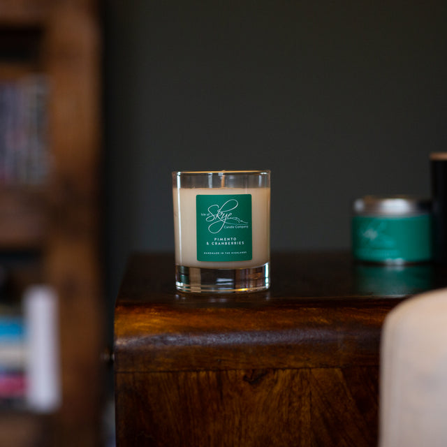 Pimento and Cranberries Small Tumbler Skye Candles Isle of Skye Candle Co.