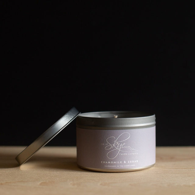 Chamomile & Cedar Travel Container Skye Candles Isle of Skye Candle Co.