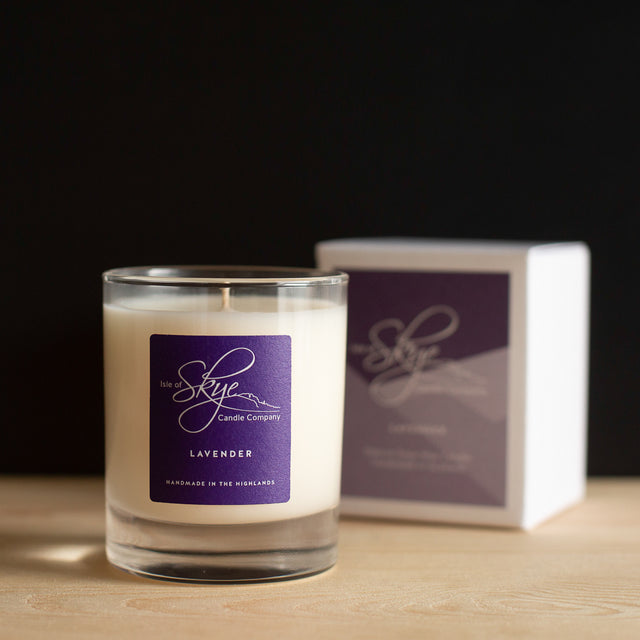 Lavender Small Tumbler and Box Skye Candles Isle of Skye Candle Co.
