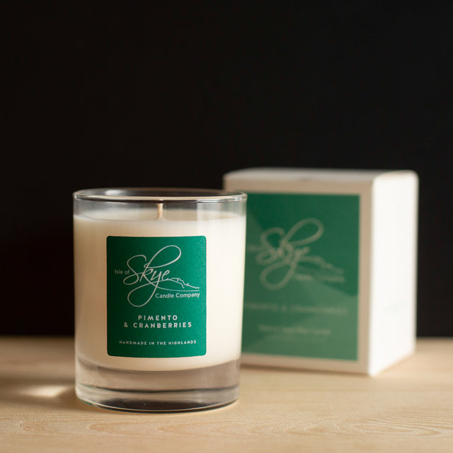 Pimento & Cranberries Small Tumbler and Box Skye Candles Isle of Skye Candle Co.